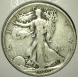 1920 Walking Liberty Half Dollar, VG/F, value $20+