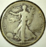 1920 Walking Liberty Half Dollar, VG/F, value $20+