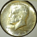 1965 Kennedy Half Dollar, BU light toning, value $10+