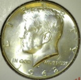 1968-D Kennedy Half Dollar, BU from Mint Set, MS65 value $20+