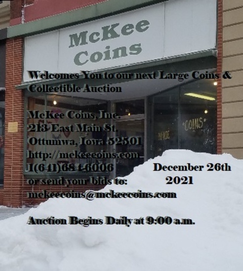 Mckee Coins Inc. Live Auction