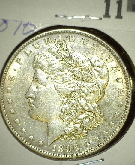 1896 P High Grade Morgan Silver Dollar.