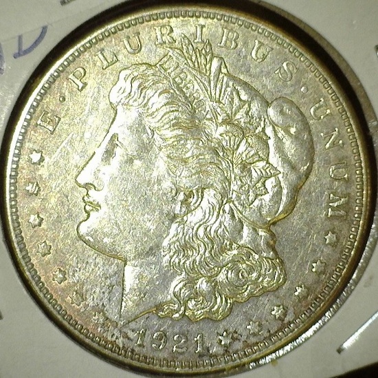 1921 D High Grade Morgan Silver Dollar.
