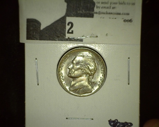 1939 P Brilliant Uncirculated Jefferson Nickel.