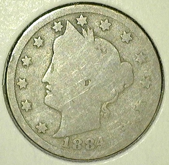 1884 Liberty Nickel.