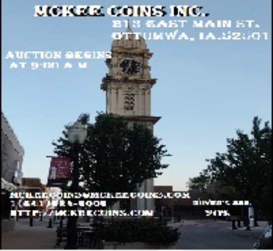 Mckee Coins Inc. Live Auction