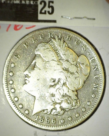 1896 S  Morgan Silver Dollar. Key date.