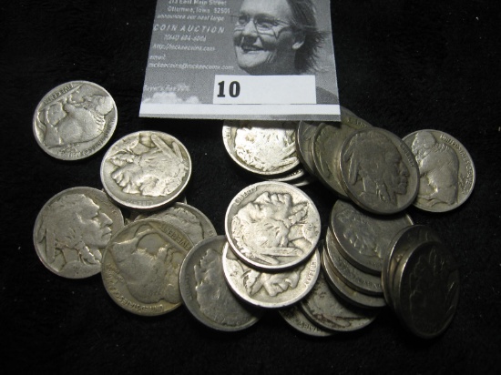 (23) 1920-1929 Buffalo Nickels.