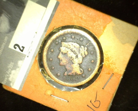 1852 U.S. Large Cent, Very Good.