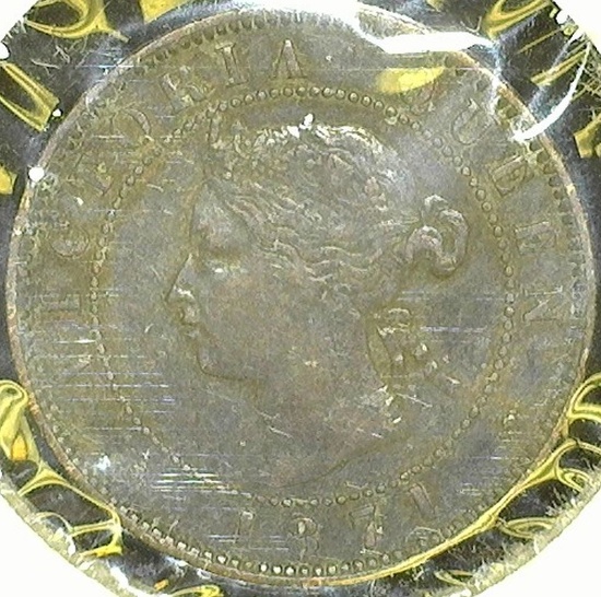1871 Prince Edward Island Large Cent, VF.