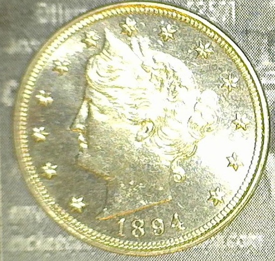 1894 Liberty V Nickel, Proof 65.