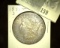 1881 S Toned Uncirculated Morgan Silver Dollar.