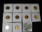 1970 S, 71 S, 73 S, 74 S, 75 S, 76 S, 77 S, 78 S, 79 S Type 2, & 80 S Lincoln Cents. All Proofs.