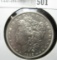 1892 P Morgan Silver Dollar, EF.
