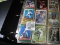 Long time Collection of Baseball Cards in a black notebook. (49) 9-pocket plastic pages with cards p