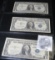 Series 1935 F, Series 1957 & 1957 A  U.S. One Dollar Silver Certificates.