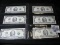 (6) Series 1995 $2 Federal Reserve Notes in two plastic pages.