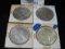 (2) 1922 P, 23 P. & 23 D   U.S. Peace Silver Dollar, all grade EF-Unc.