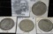 1921 D, (2) 1921 S, & 1924 S U.S. Silver Dollars.