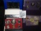 1974 S, 83 S, 88 S, & 89 S U.S. Proof Sets, all with Dollar coins and original boxes of issue.