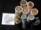 $25 Roll of Mixed Date of Susan B. Anthony Dollars; Roll of $25 2000 D Sacagawea Dollars; what appea