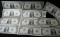 (12) Series 1963 $1.00 FRNs With all 12 Serial Numbers ending with 95. Crisp Uncirculated.