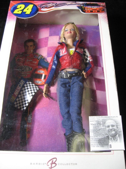 # 24 Jeff Gordan Barbie Doll Collection in original box of issue.