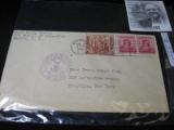 1930 First Day Cover 1st Anniversary Commonwealth of the Philippines. Stamped and Postmarked from Ma
