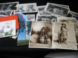 More than 50 Old Post Cards, mostly unusued and in Mint condition. Some Western scenes.