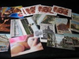More than 50 Old Post Cards, mostly unusued and in Mint condition. Some with Historical significance