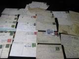 A Great Lot for the Postal History Collector. Lots of interesting Post Marks and Cancels on this gro