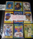 (9) Mint condition Baseball Super Stars: Brett, Jackson, Bonds, Strawberry, Ken Griffey, Jr., Winfie