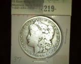 1899 S Morgan Silver Dollar.