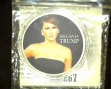 Melania Trump Medallion, 39 mm, encased.