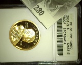 2001 S Sacagawea Dollar ANACS slabbed PF 68 Hvy Cameo.