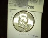 1953 S Franklin Half Dollar, Brilliant Uncirculated.