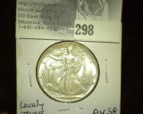 1943 P Walking Liberty Half Dollar, Superb Choice AU 58.