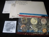 (3) 1968 P & D U.S. Mint Sets in original envelopes with Silver Half Dollars.