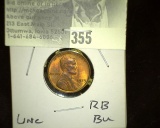1924 P Lincoln Cent, mostly Red Uncirculated.