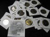 (25) San Francisco Mint Proof Jefferson Nickels, various dates.