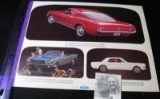 Large Advertising Poster for the 1965 Mustang. 8 1/2