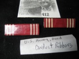 Pair of U.S. Army Good Conduct Ribbons.