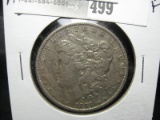 1888 O Morgan Silver Dollar, VF-EF.