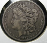 1892 O Morgan Silver Dollar, VF.