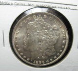 1896 P Morgan Silver Dollar, Brilliant Uncirculated.