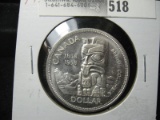 1958 Canada Prooflike Dollar, British Columbia.