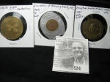Three Piece Lot: Chinqua Penn Plantation; 1901-51 Perpetual Savings Medal; & souvenir of Blowing Roc