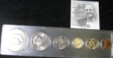 1972 D Brilliant Uncirculated Year Set in a Snaptight holder.
