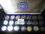 U.S. Eisenhower Dollar Collection, 1971 PDS -1978 PDS, all BU & Proof except for 1971 S & 72 S, whic