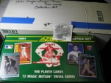 1991 Major League Score 900 Card Collector Set in original packing box.